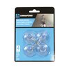 Crawford Small Plastic Suction Cup 9.3 in. L , 4PK SCS4